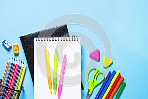 School and office supplies or stationary.