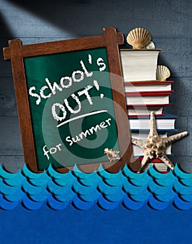 School is Out for Summer - Sea Waves