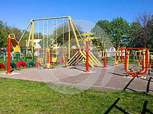 School playground for sports