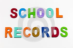 School records college transcript classroom information education library