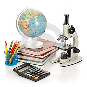 School Science And Education concept isolated on transparent background