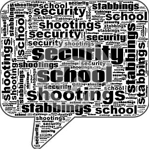 School Shootings Stabbings Europe and UK Abstract Background Illustration photo