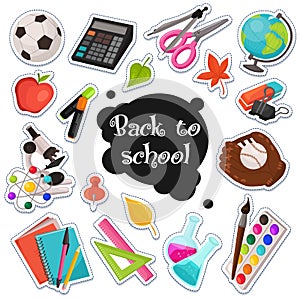 School stickers collection