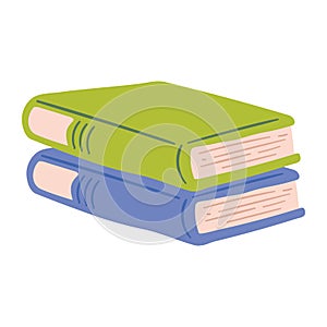 School Supply Stack Books Icon