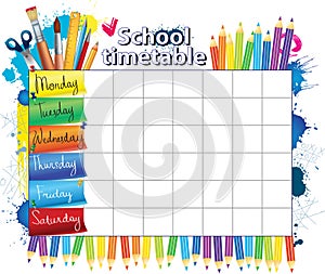 School timetable