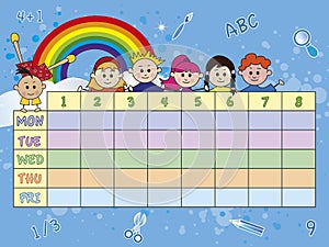 School timetable