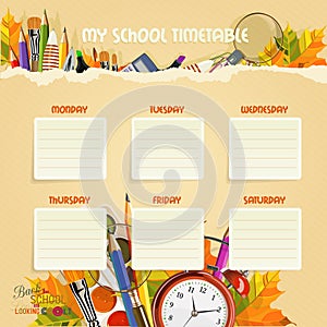 School Timetable.