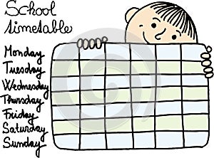 School timetable