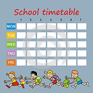 School timetable