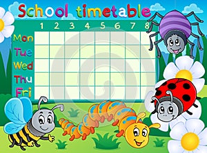 School timetable topic image 6