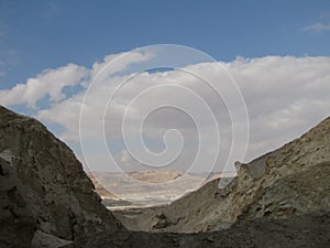 school trip at the desert with friends and sky