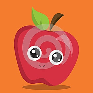 SCHOOL WORM APPLE SMILEY 09