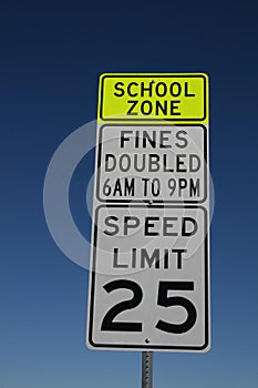 School zone speed limit