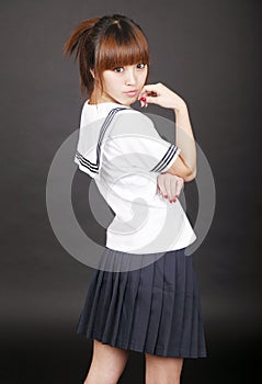 Schoolgirl. photo