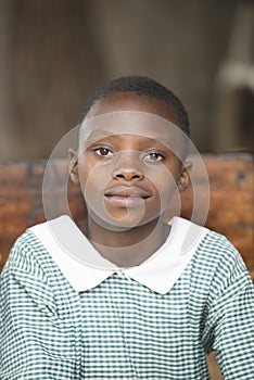Schoolgirl in Uganda