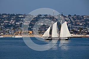 Schooner on San Diego Bay