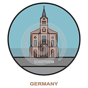 Schopfheim. Cities and towns in Germany