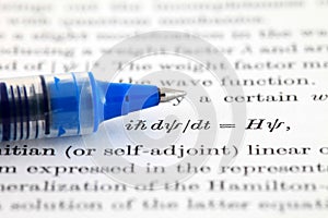 The Schrodinger equation