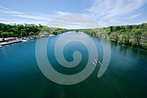 Schuylkill River Regatta competition photo