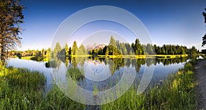 Schwabacher Landing at Dawn