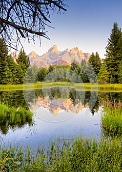 Schwabacher Landing at Daybreak