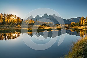 Schwabacher Landing Sunset