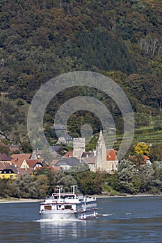 Schwallenbach on the Danube river, UNESCO, Wachau Valley, Lower Austria, Austria