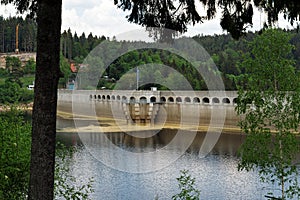 Schwarzenbach-Talsperre Dam at Black Forest in Germany