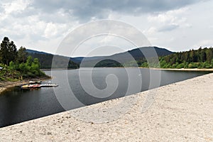 Schwarzenbach-Talsperre Dam at Black Forest in Germany