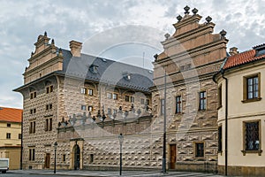 Schwarzenberg Palace in Prague, Czech republic