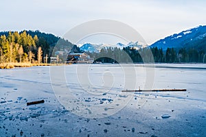 Schwarzsee lake in Kitzbuhel