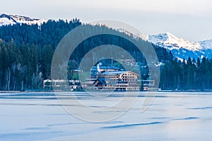 Schwarzsee lake in Kitzbuhel