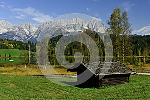 Schwarzsee, Wilder Kaiser, Tirol, Austria