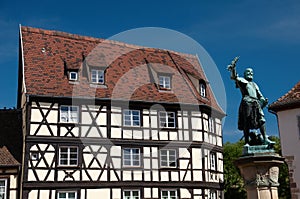 Schwendi statue, Colmar, Alsace