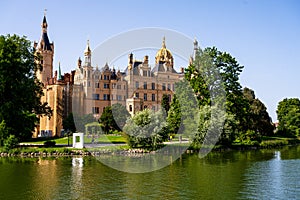 Schwerin Castle as seen from the Lake