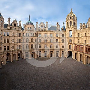 Schwerin Castle Courtyard - Schwerin, Germany