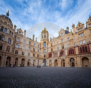 Schwerin Castle Courtyard - Schwerin, Germany