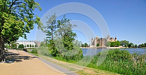 Schwerin Castle,Mecklenburg Lake District,Germany