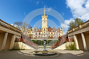 Schwerin Castle Schweriner Schloss Orangerie Parliament Government Mecklenburg-Vorpommern in Germany