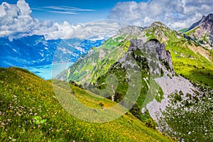 Schynige Platte and Lake Breinze