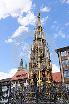 SchÃ¶ner Brunnen - NÃ¼rnberg/Nuremberg, Germany