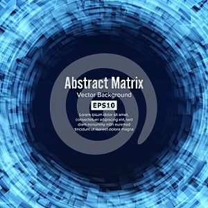 Sci-fi Abstract Matrix Futuristic Technology Background