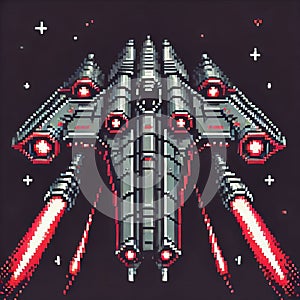 Sci-Fi Combat Starship