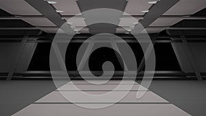 Sci-Fi corridor interior design