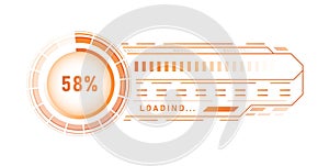 Sci fi loading bar