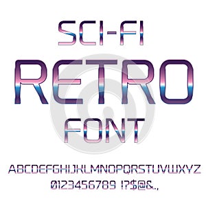 Sci-Fi retro font