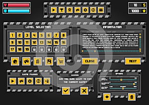 Sci-fi Video Game User Interface Collection