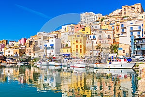 Sciacca, Sicily, Italy at the Port