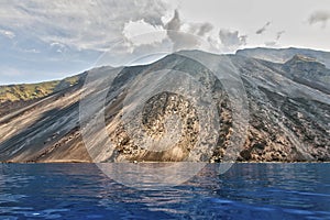 Sciara on Stromboli volcano in Stromboli island photo