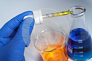 Science Beaker Experiment